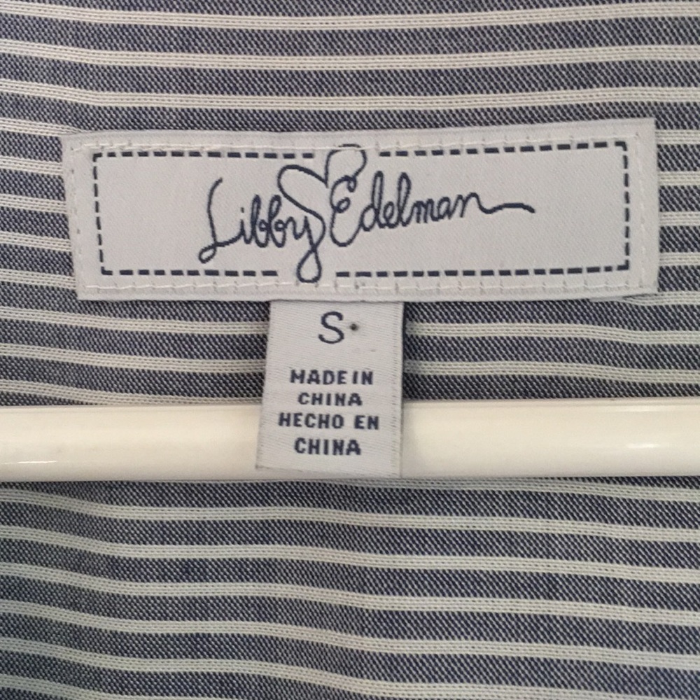 Beautiful Striped Nautical Ruffle Top - Picture 2 of 5